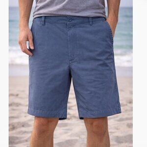 Men’s Mutual Weave Blue Casual Shorts Size 38 Flat Front